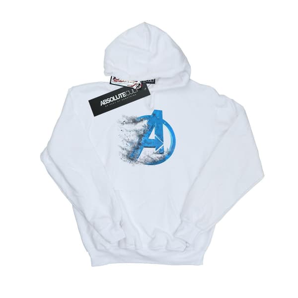 Marvel Herr Avengers Endgame Dusted Logo Hoodie XL Vit White XL