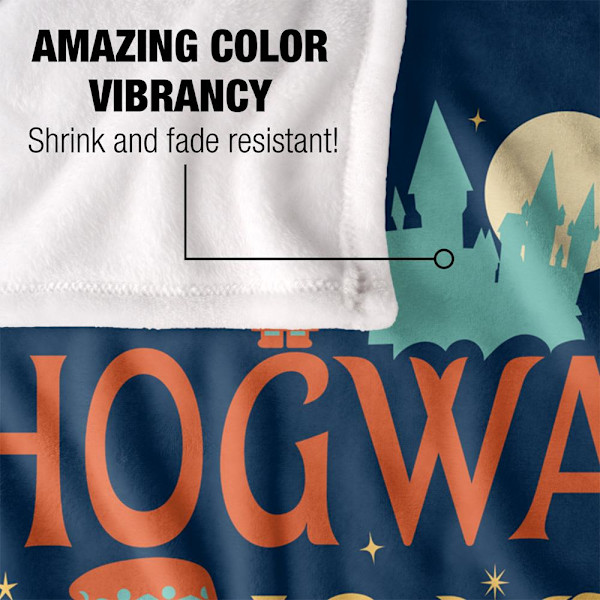 Harry Potter Hogwarts Är Mitt Hem Chibi Filt One Size Multico Multicoloured One Size