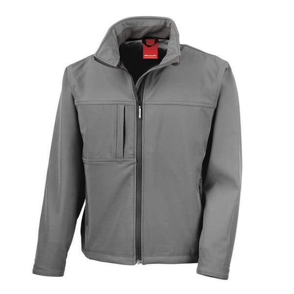 Result Herr Classic Soft Shell Jacka L Grå Grey L