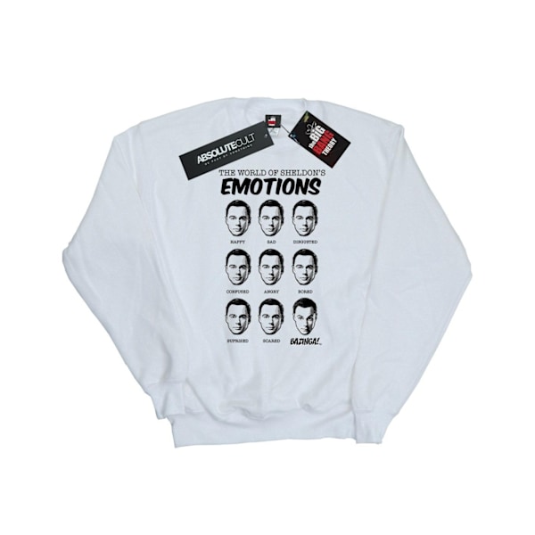 The Big Bang Theory Herr Sheldon Emotions Sweatshirt XXL Vit White XXL