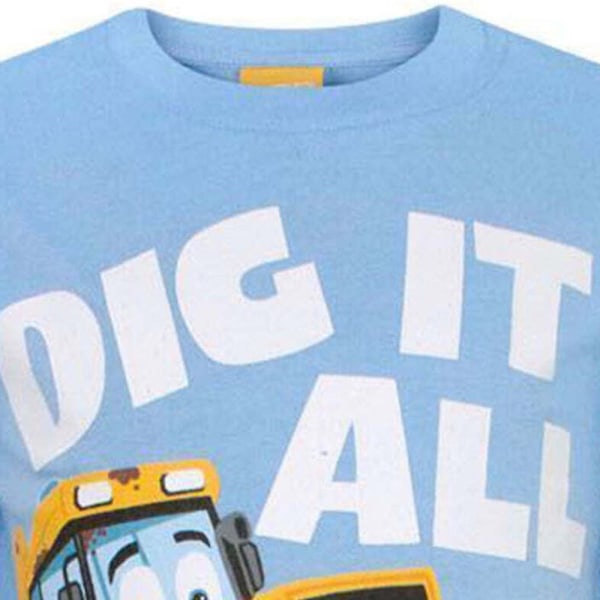 JCB Barnkläder Pojkar Dig It All Pyjamas 1-2 År Blå Blue 1-2 Years