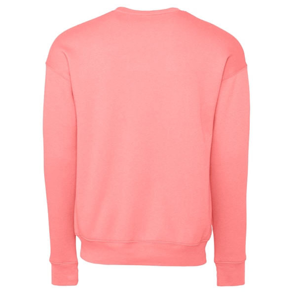 Bella + Canvas Unisex Drop Shoulder Sweatshirt M Rosa Pink M
