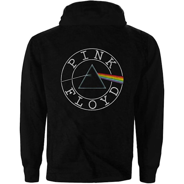 Pink Floyd Unisex Vuxen Cirkellogotyp Hoodie L Svart Black L