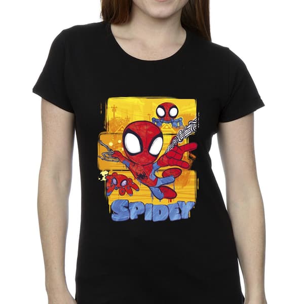 Marvel Dam Spidey And His Amazing Friends Flying Bomull Black M