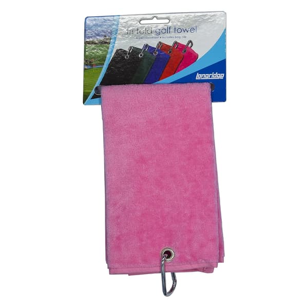 Longridge Golf Handduk En Storlek Rosa Pink One Size