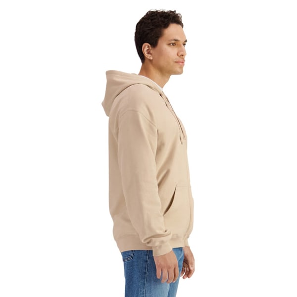 Gildan Softstyle Fleece Mellanvikt Helzip Hoodie M Sand Sand M