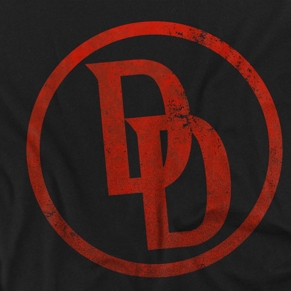 Daredevil Herr Logo T-Shirt 3XL Svart Black 3XL