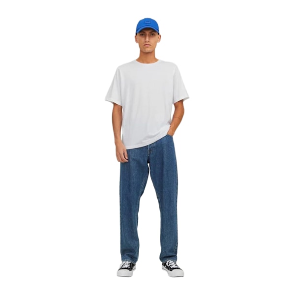 Jack And Jones Herr T-shirt Enfärgad Kortärmad (3-pack) S W White S