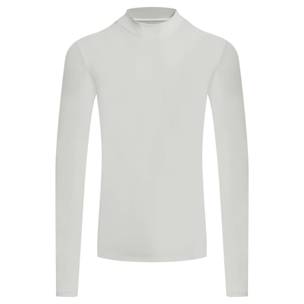 Craghoppers Herr Mock Neck Långärmad Golftröja L Vit White L