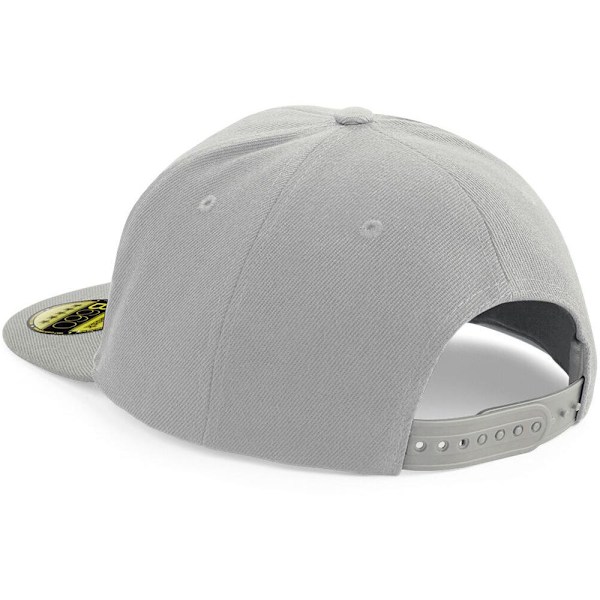 Beechfield Unisex Original Flat Peak Snapback Cap (2-pack) O Grey/ Grey One Size