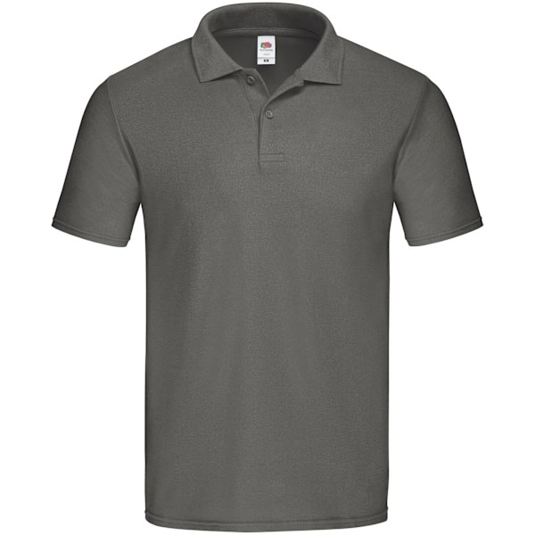Fruit Of The Loom Original Polotröja M Ljus Grafit Light Graphite M