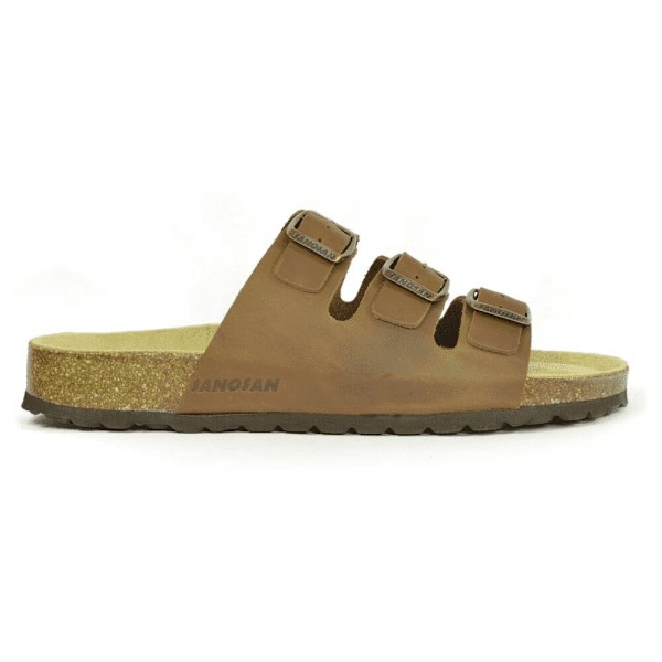 Sanosan herr Lissabon lädersandaler 7 UK brun Brown 7 UK