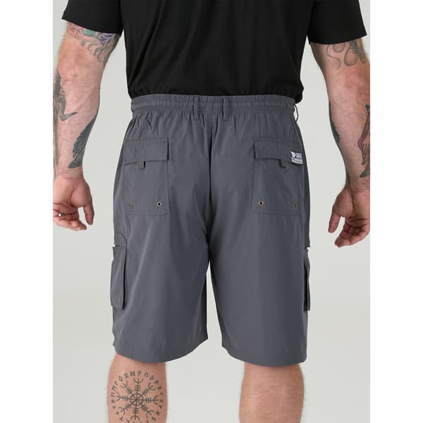 Duke Herr D555 Nick Cargo Shorts med Elastisk Midja M Grå Grey M