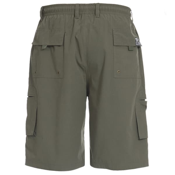 Duke Herr D555 Nick Cargo Shorts med Elastisk Midja M Khaki Khaki M