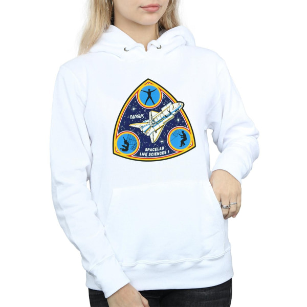 NASA Classic Spacelab Life Science Hoodie L Vit för dam/dam White L