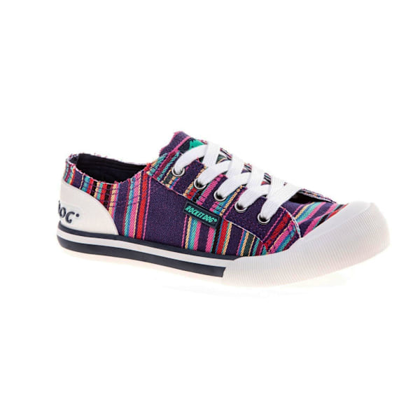 Rocket Dog Womens/Ladies Jazzin Canvas Aloe Lace Up Trainer 3 U Multicoloured 3 UK