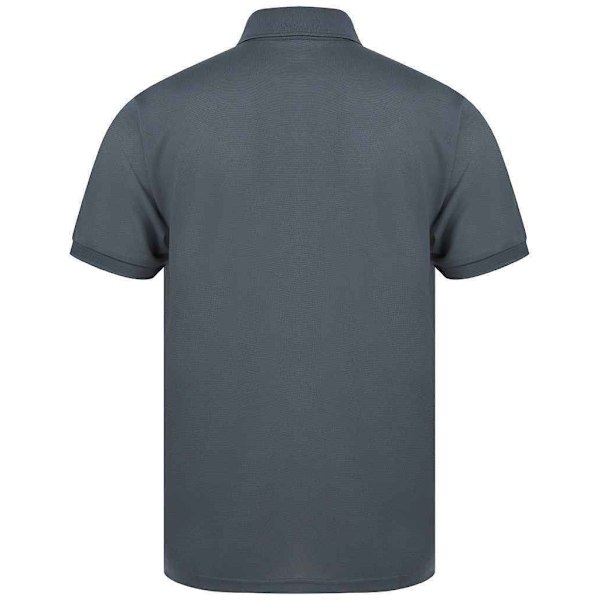 Henbury Herr Piqué Poloskjorta XS Charcoal Charcoal XS