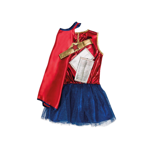 Wonder Woman Girls Costume S Blå/Röd Blue/Red S
