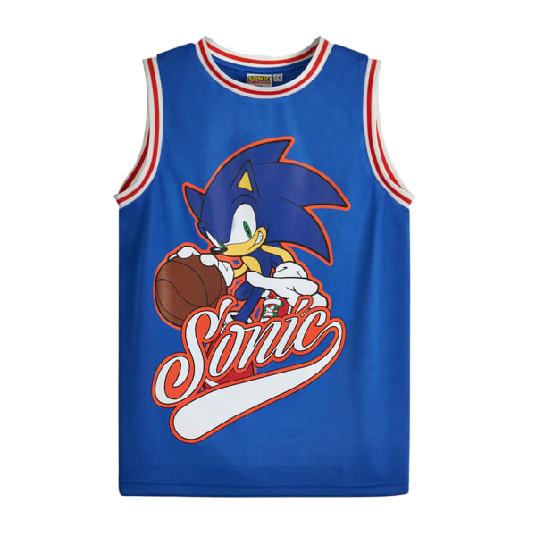 Sonic The Hedgehog Pojkar Basketbolltröja Och Shorts Set 3-4 År Blue 3-4 Years