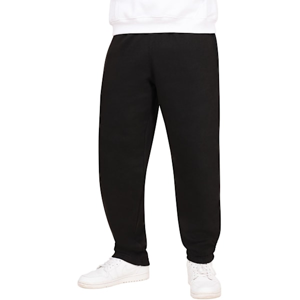 Casual Classics Herr Blended Core Ringspun Bomull Oversized Jog Black 4XL R