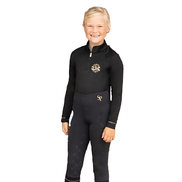 Supreme Products Show Rider Ridbyxor för Flickor 11-12 År Black/Gold 11-12 Years