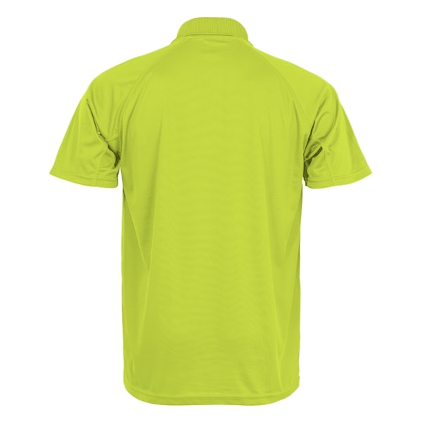 Spiro Impact Mens Performance Aircool Polo T-Shirt S Flo Gul Flo Yellow S