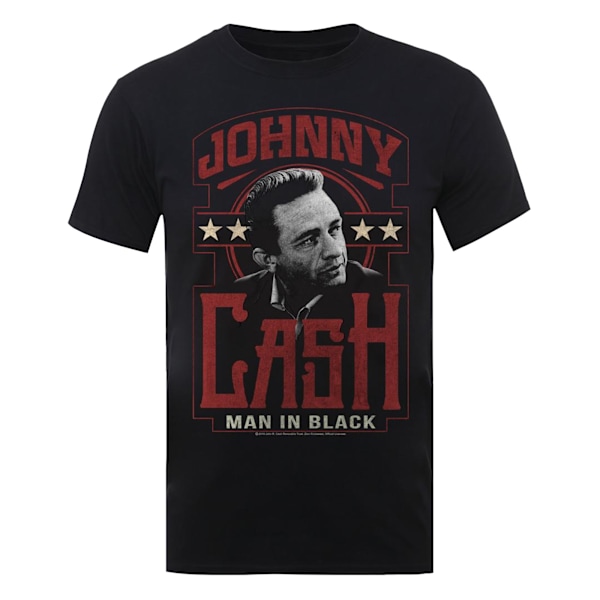 Johnny Cash Dam/Damer Man In Black T-shirt L Svart Black L