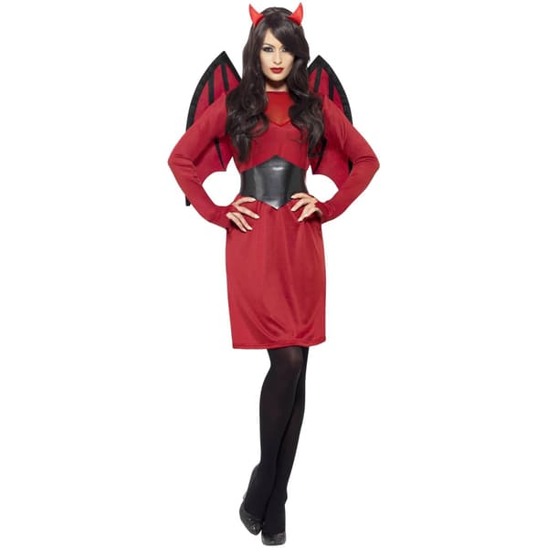 Smiffys Economy Devil Kostymset S Röd Red S