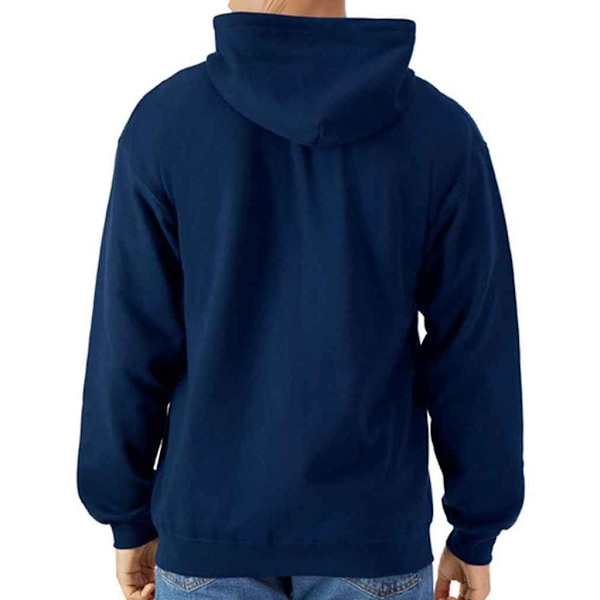 Gildan Softstyle Mellantung Full Zip Hoodie för Män 4XL Navy Navy 4XL