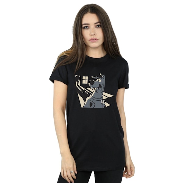 Scooby Doo Dam/Damer Skugga Spöke Bomull Pojkvän T-shirt Black M