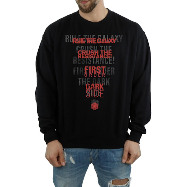 Star Wars The Last Jedi Dark Side Echo Sweatshirt M Svart Black M