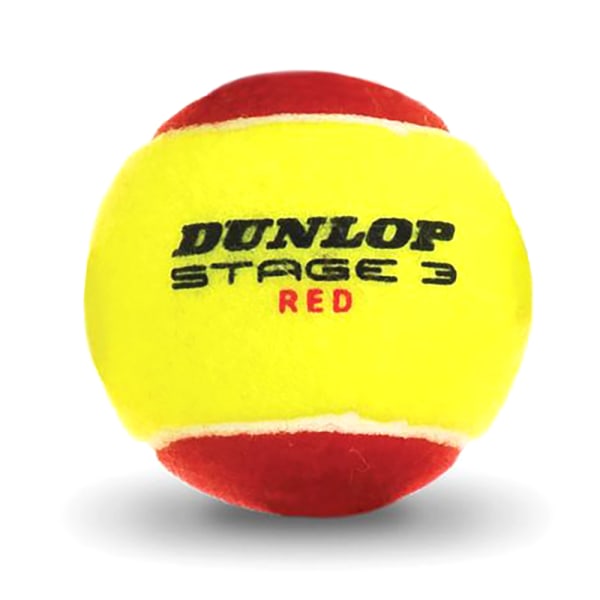 Dunlop Stage 3 Minitennisbollar (paket med 12) One Size Red/Yell Red/Yellow One Size