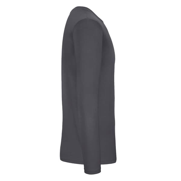 B&C Herr #E150 Långärmad T-shirt 2XL Mörkgrå Dark Grey 2XL