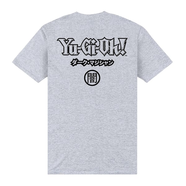 Yu-Gi-Oh! Unisex Vuxen The Dark Magician Japansk T-shirt XL Han Heather Grey XL