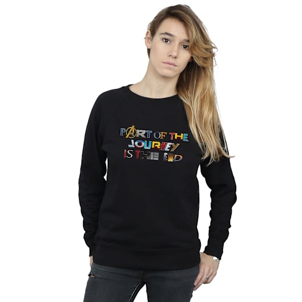 Marvel Womens/Ladies Avengers Endgame Part Of The Journey Sweat Black XL