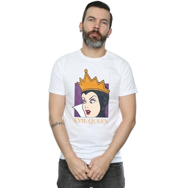 Disney Herr Evil Queen Cropped Head T-shirt L Vit White L