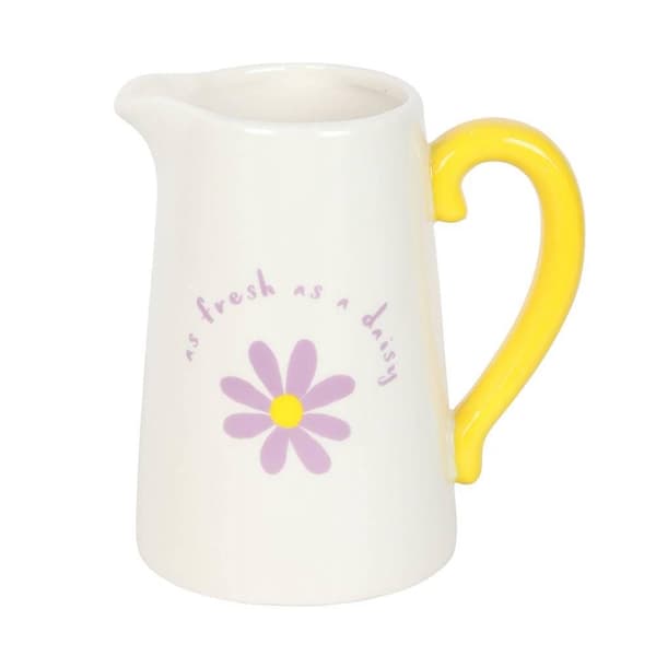 Something Different Fresh As A Daisy Flower Keramikkanna One Size White/Purple/Yellow One Size