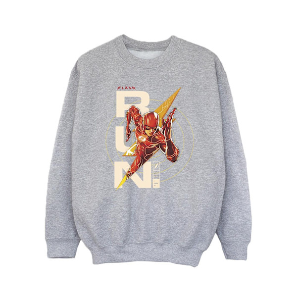 DC Comics Girls The Flash Run Sweatshirt 12-13 år Sports Grey Sports Grey 12-13 Years