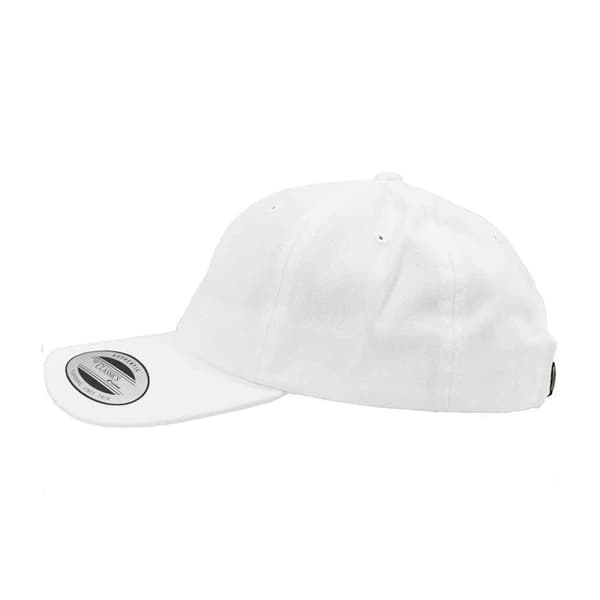 Flexfit Unisex Lågprofil Bomullstwill Keps One Size Vit White One Size