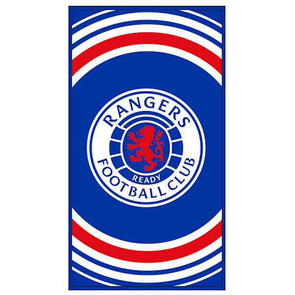 Rangers FC Pulse Badhandduk One Size Blå/Vit/Röd Blue/White/Red One Size