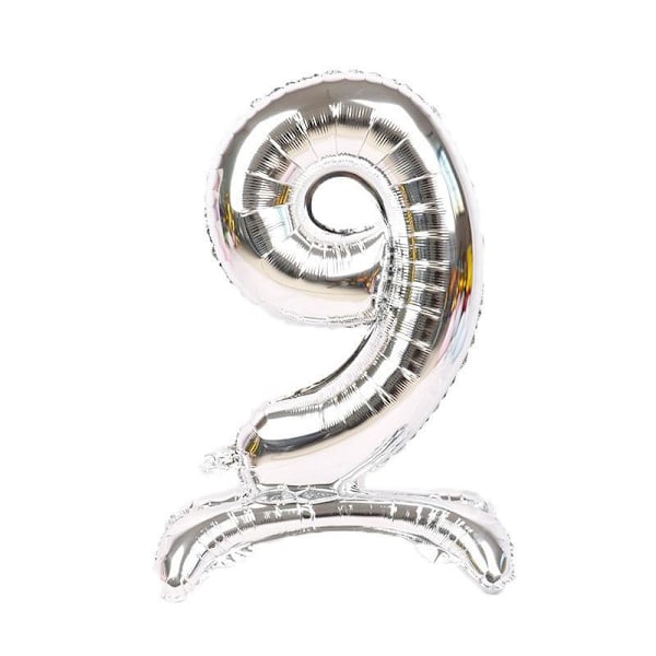 Realmax 9 Nummer Ballong En Storlek Silver Silver One Size