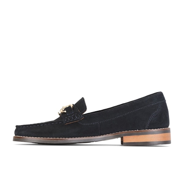 Moretta Dam/Dam Rosa Mocka Loafers 4 UK Marinblå Navy 4 UK