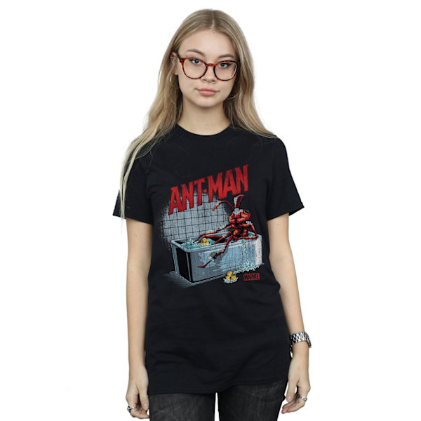 Marvel Dam/Kvinnor Ant-Man And The Wasp Badande Myran Bomull Boyfriend T-Shirt XXL Svart Black XXL