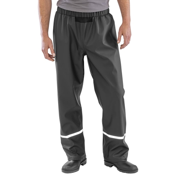 Result Genuine Recycled Mens Prism PU Vattentäta Byxor L Bla Black L