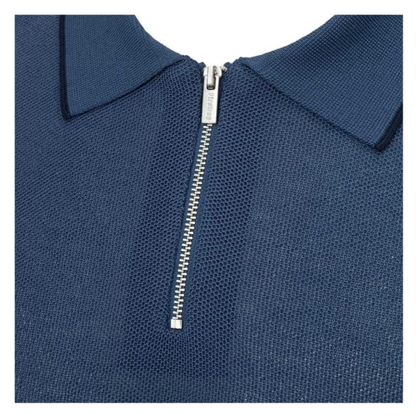 Firetrap Herr Stickad Normal Kortärmad Pikétröja M Airfor Airforce Blue M