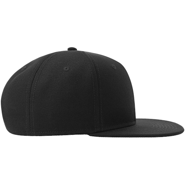 Atlantis Unisex Vuxen 6 Panel Hållbar Plat Skärm Basebollkeps Black One Size