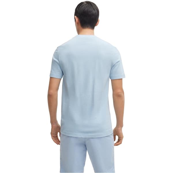 Hugo Boss Herr Boss Bomull Regular T-shirt M Ljusblå Light Blue M
