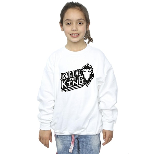 Disney Girls The Lion King The King Sweatshirt 5-6 år Vit White 5-6 Years