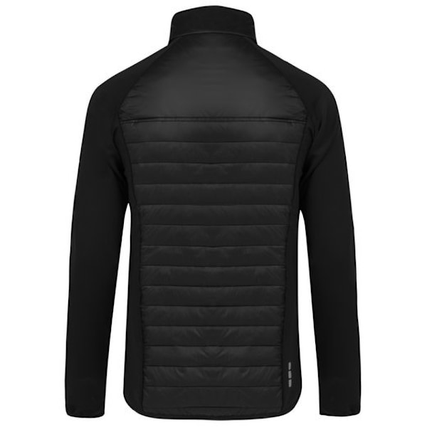 Elevate Herr Banff Hybrid Isolerad Jacka M Solid Black Solid Black M