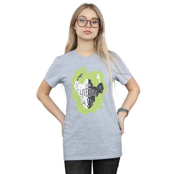 Disney Dam/Kvinnor The Descendants Cruella Long Live Bomull B Sports Grey 3XL